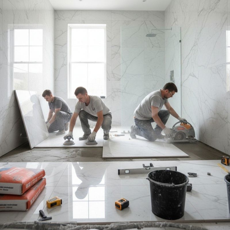 Marble Tile Repair detail
